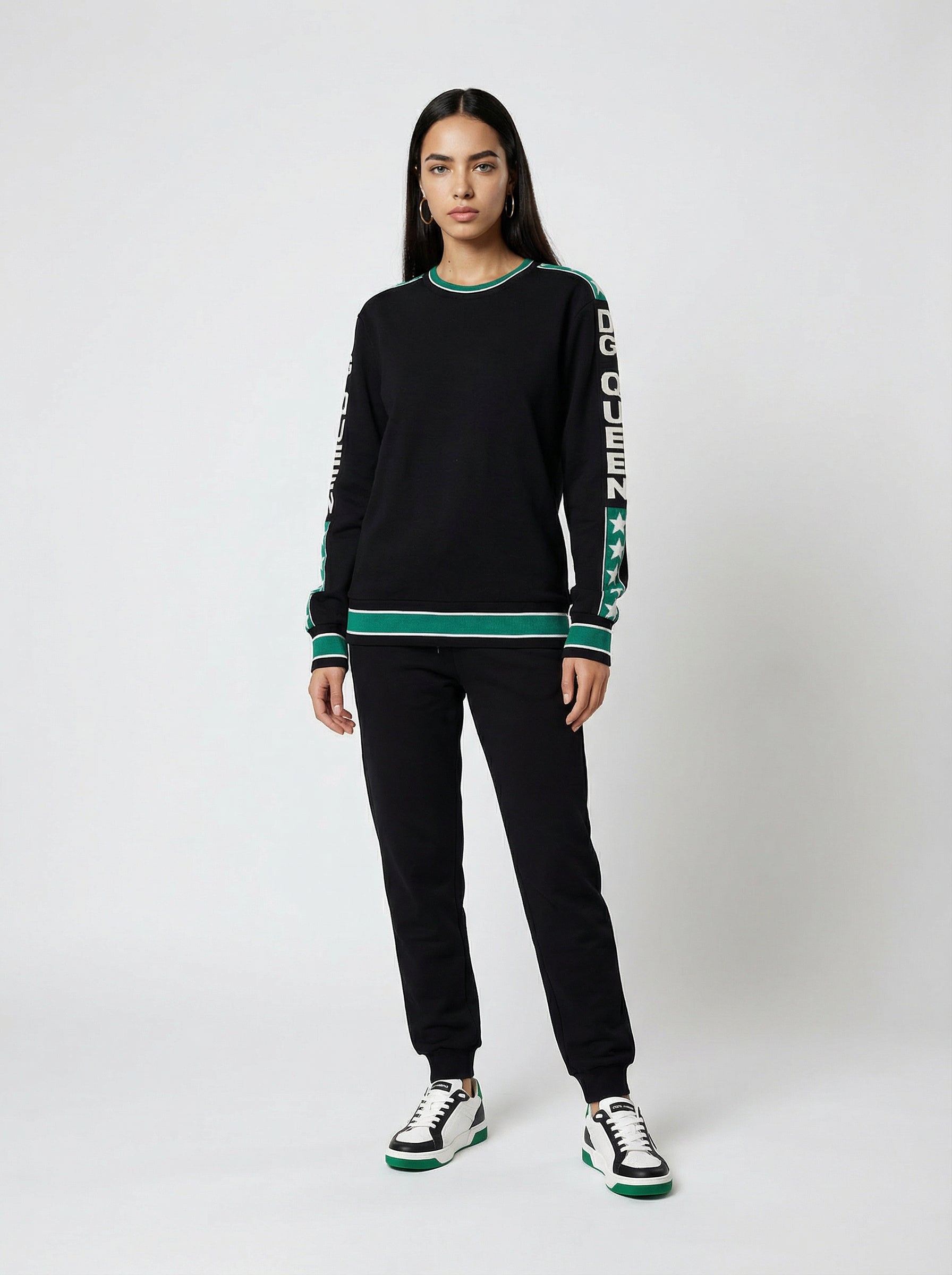 Dolce & Gabbana Mehrfarbiger Pullover aus Polyamid