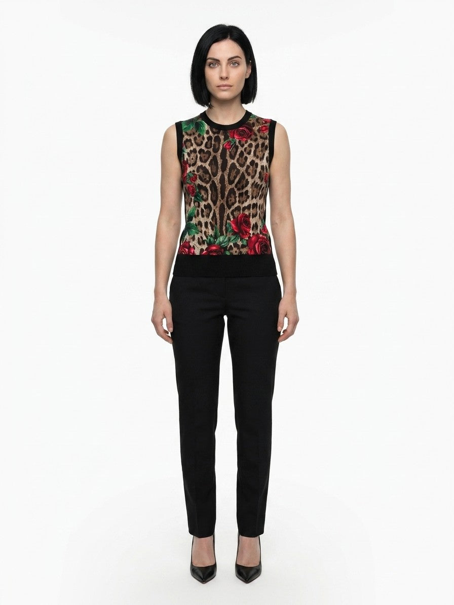 Dolce & Gabbana Mehrfarbige Seiden-Tanktops