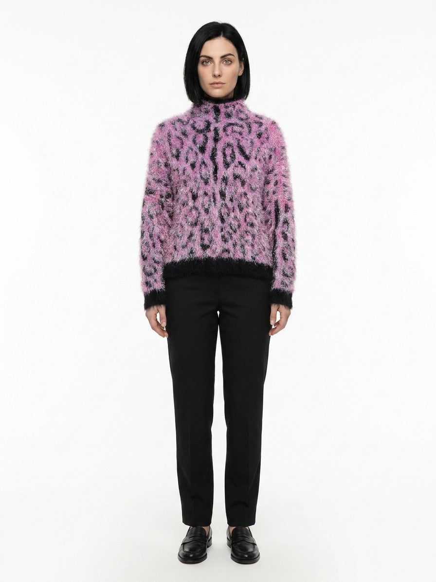 Dolce & Gabbana Blaues Sweatshirt aus reiner Schurwolle