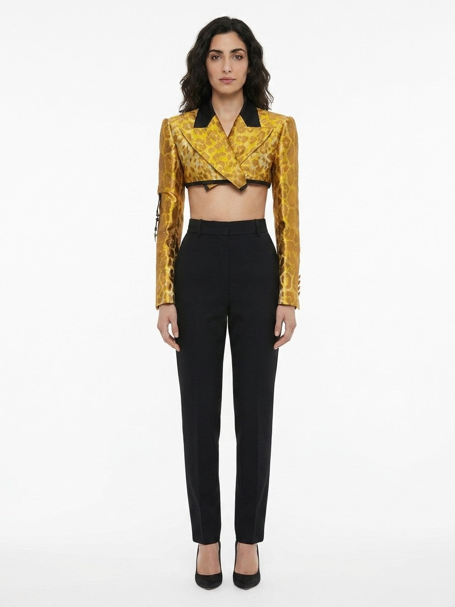 Dolce & Gabbana Mehrfarbige Jacke aus Elasthan, durchgehend