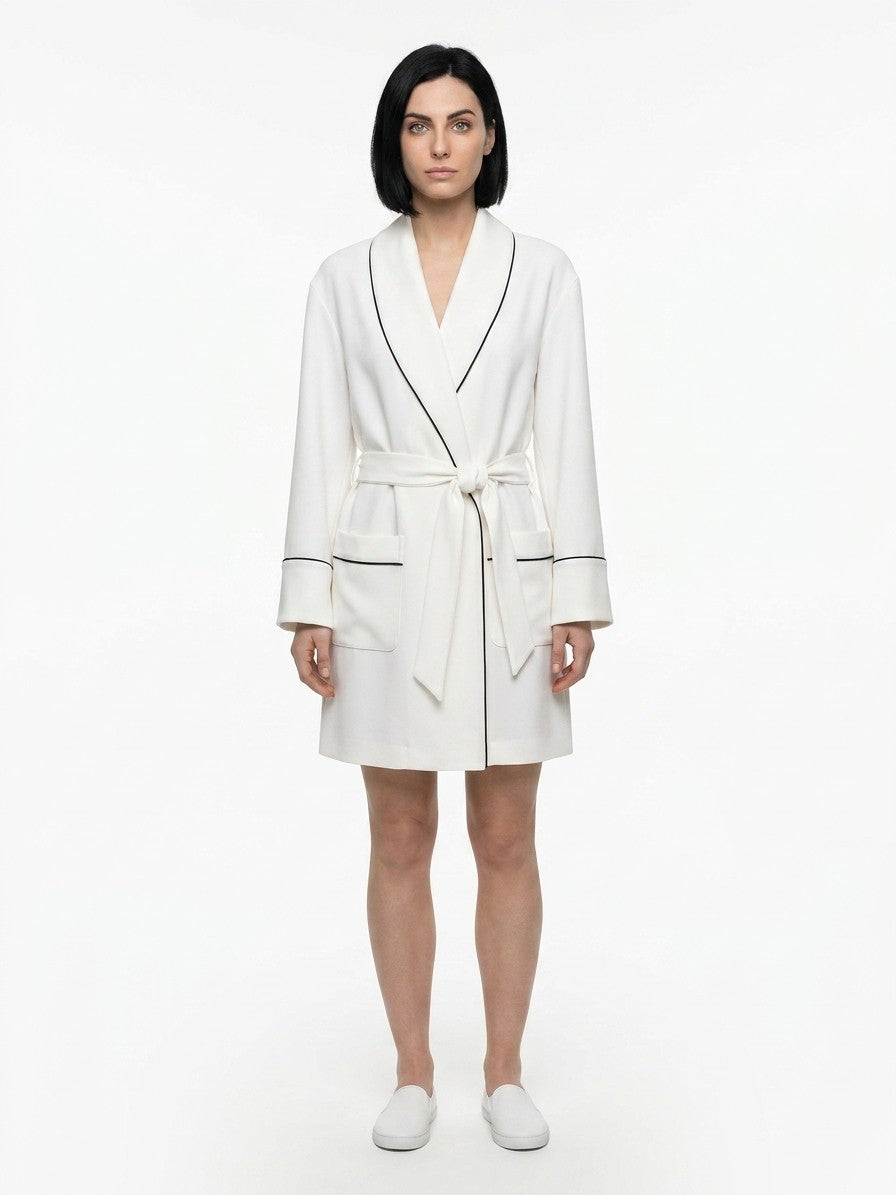 Dolce & Gabbana Weiße Elastan-Robe