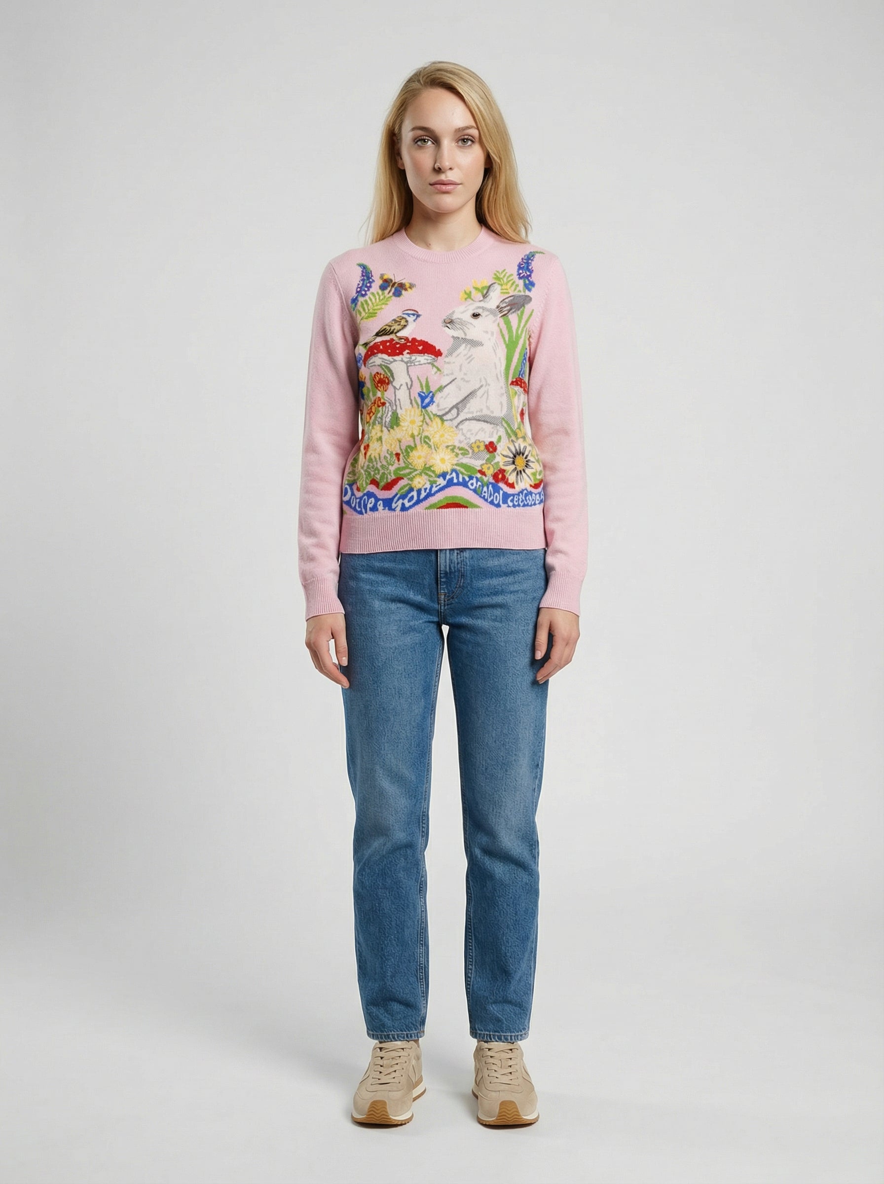 Dolce & Gabbana Kaschmir-Sweatshirt mit Farbverlauf