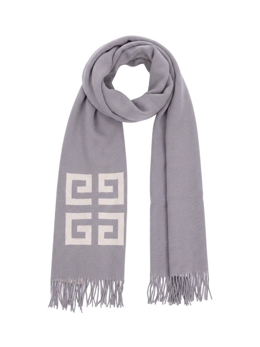 Givenchy Zweifarbiger Schal aus reiner Schurwolle