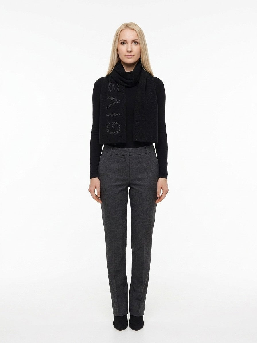 Givenchy Schwarzer Wollschal