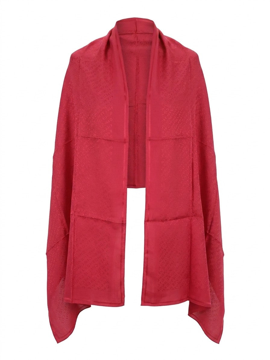 Givenchy Roter Seidenschal