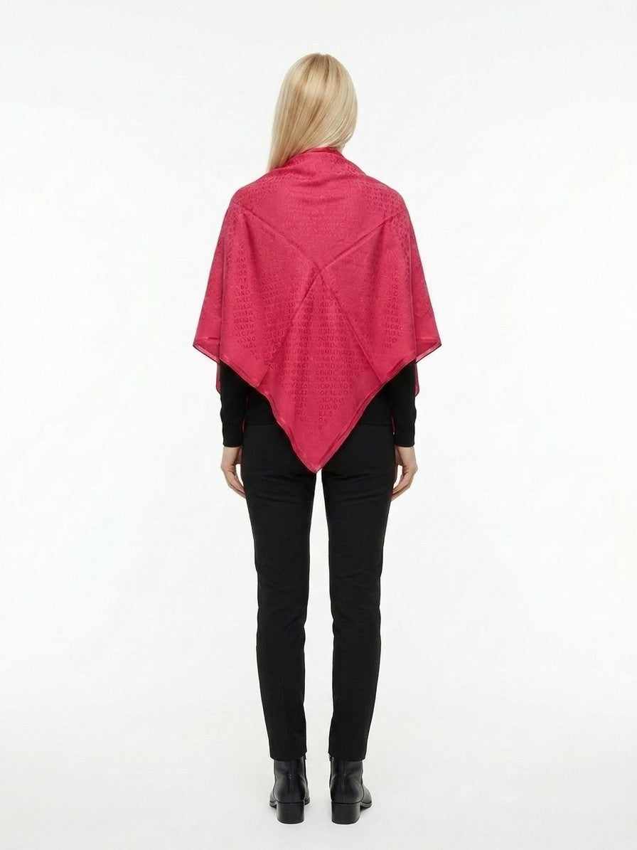 Givenchy Roter Seidenschal
