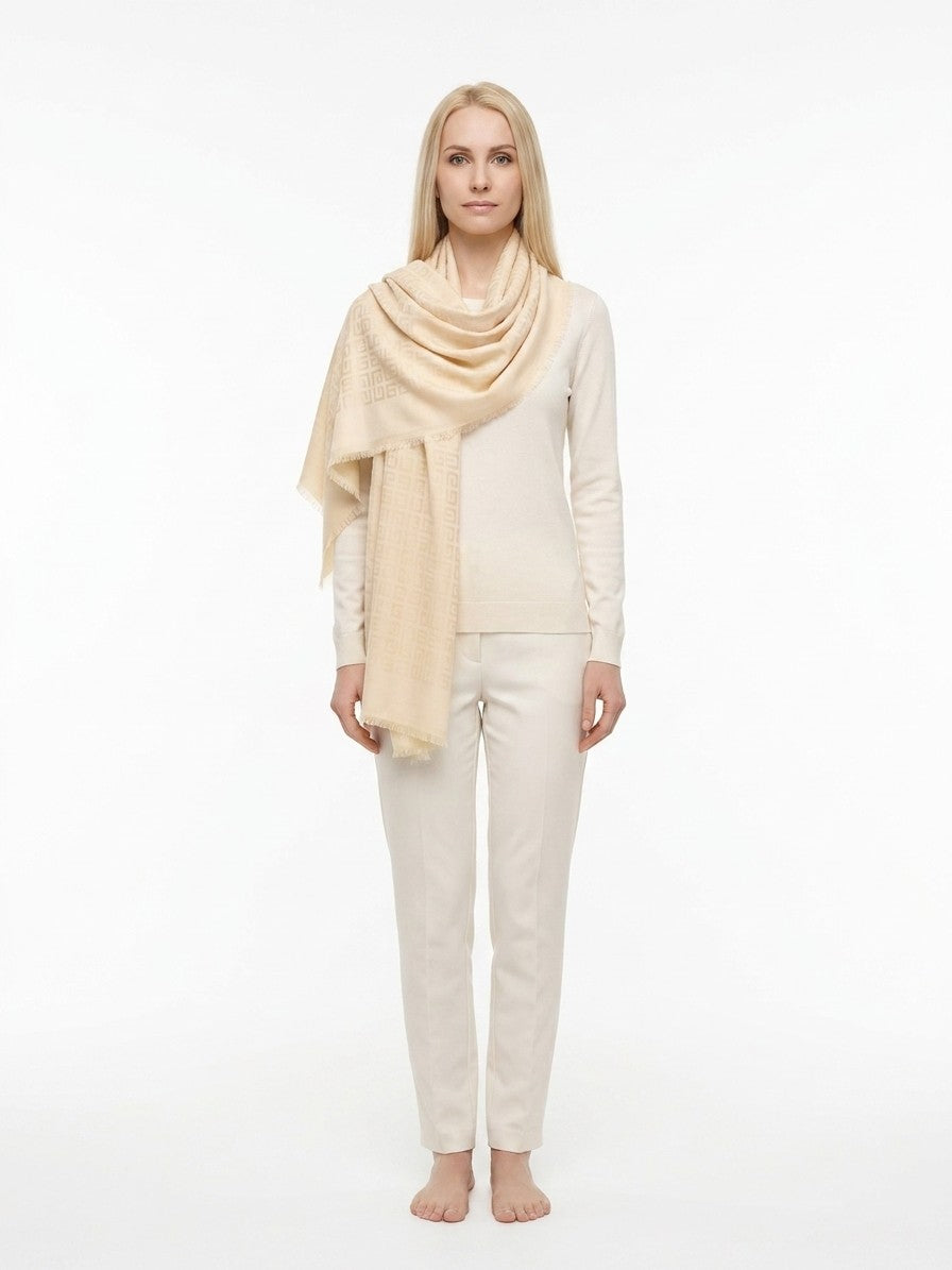 Givenchy Beiger Seidenschal
