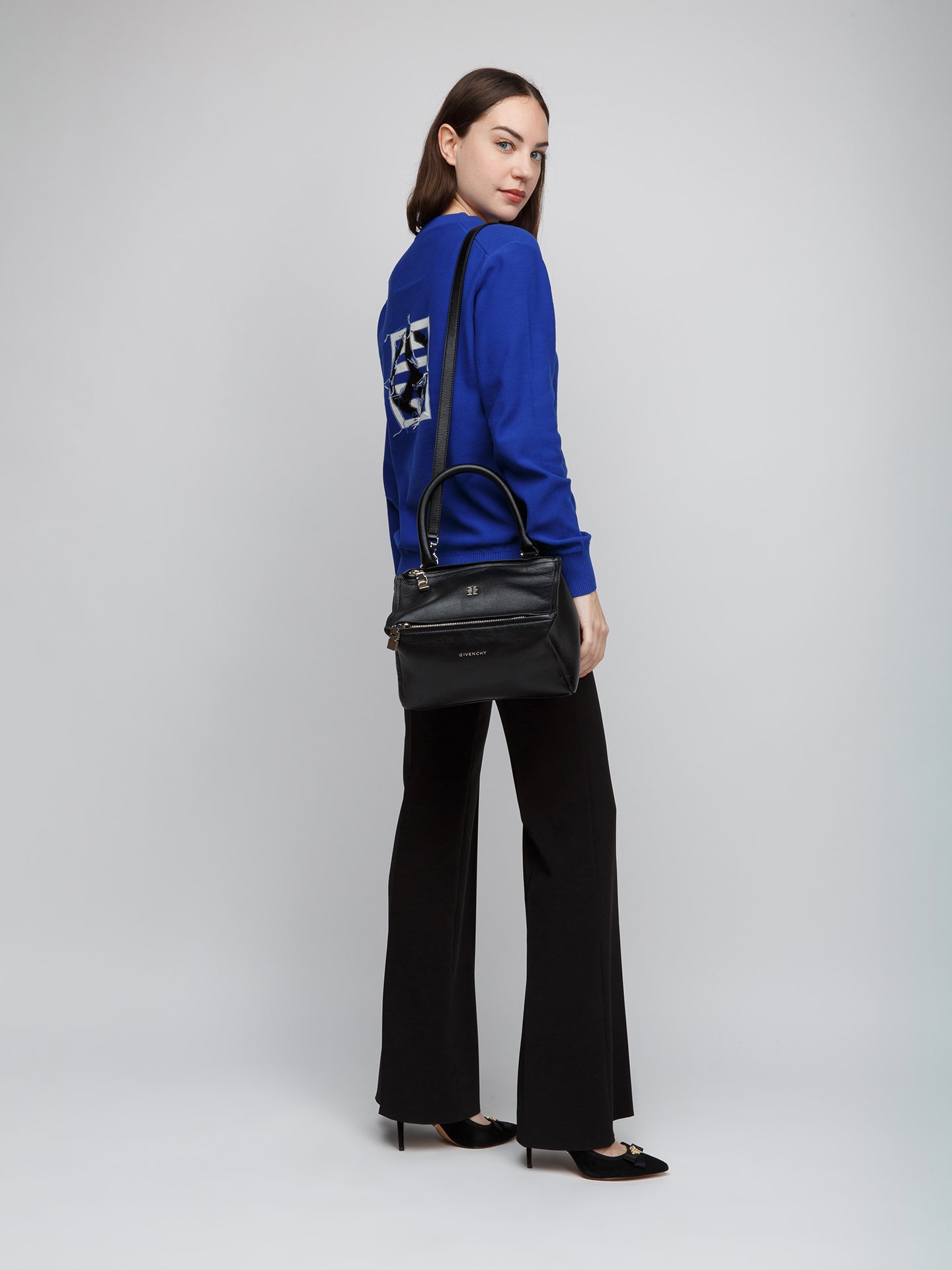 Givenchy Schwarze Kalbsleder-Handtasche