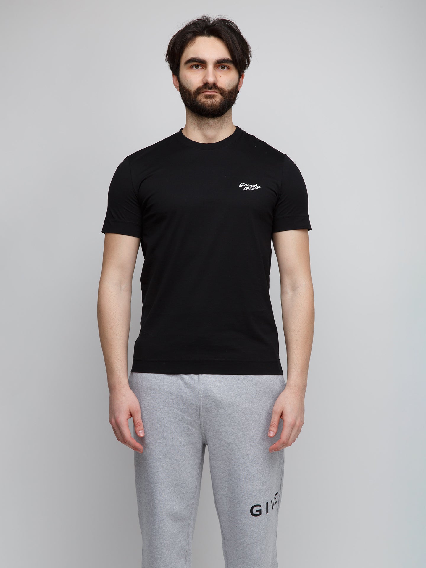 Givenchy Schwarzes Baumwoll-T-Shirt