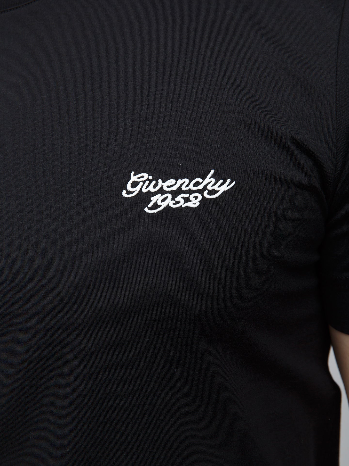 Givenchy Schwarzes Baumwoll-T-Shirt