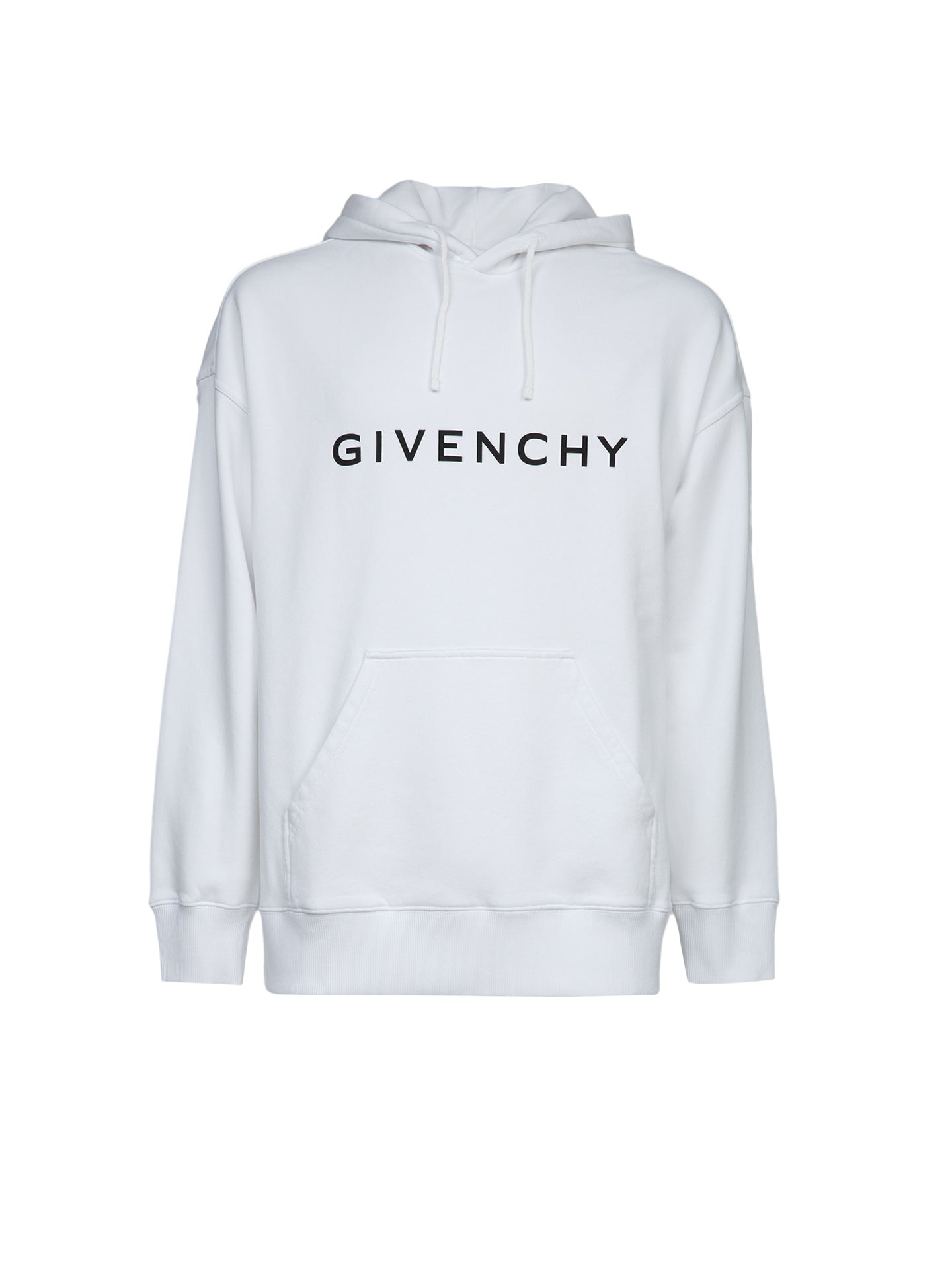 Givenchy Weiße Baumwoll-Kapuzenpullover