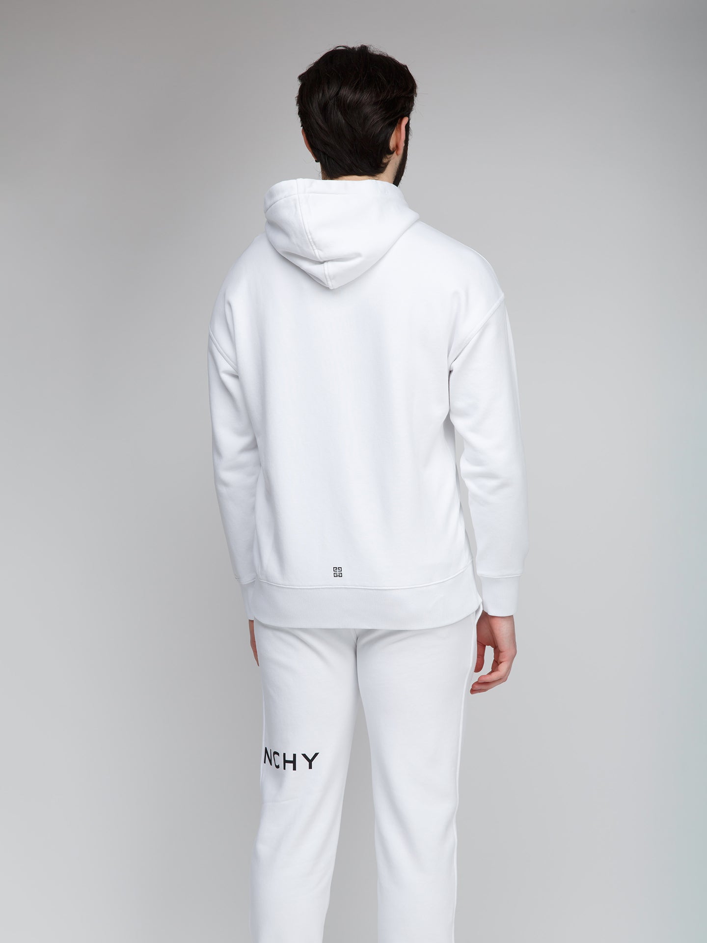Givenchy Weiße Baumwoll-Kapuzenpullover