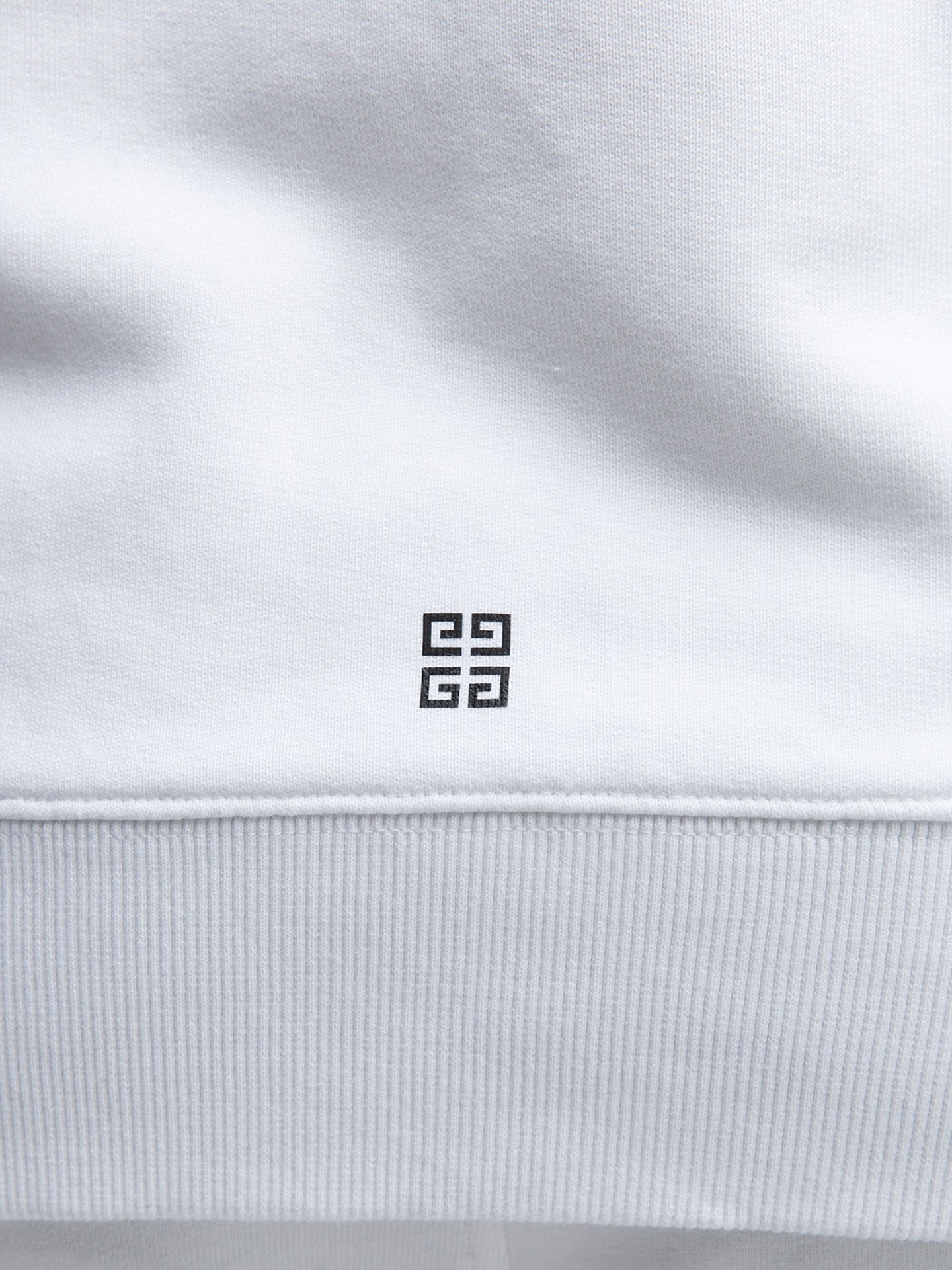 Givenchy Weiße Baumwoll-Kapuzenpullover