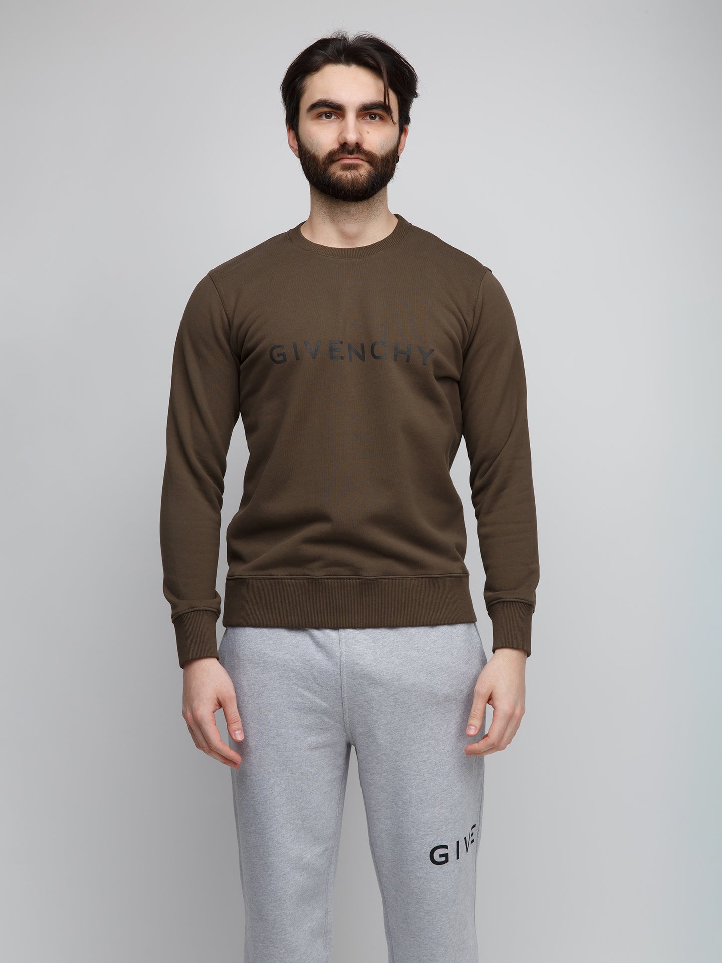 Givenchy Zweifarbiger Baumwollpullover