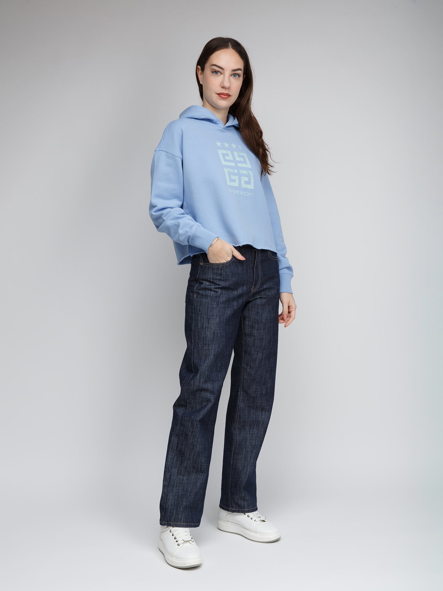 Givenchy Blauer Baumwoll-Sweatshirt