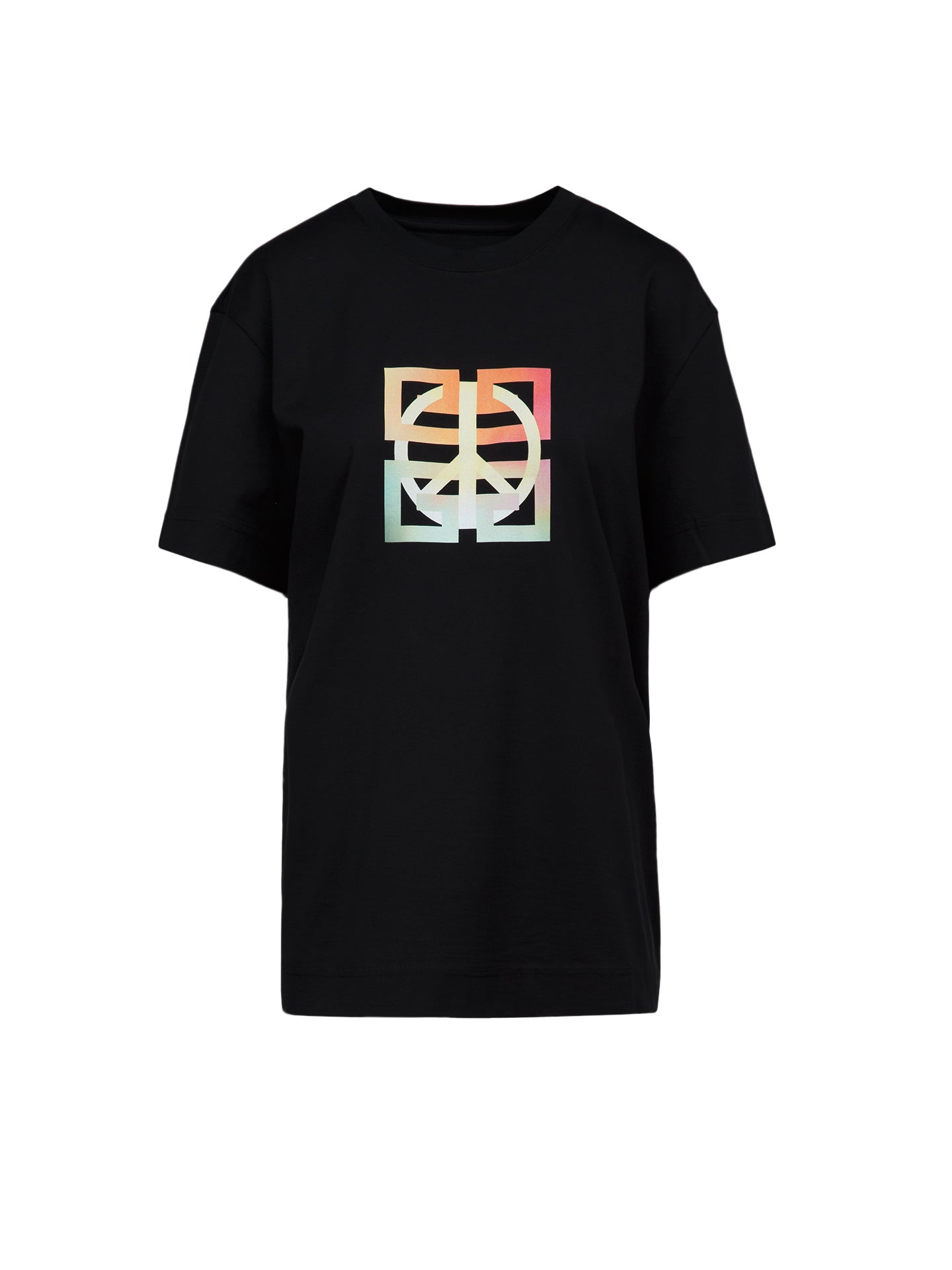 Givenchy Schwarzes Baumwoll-T-Shirt