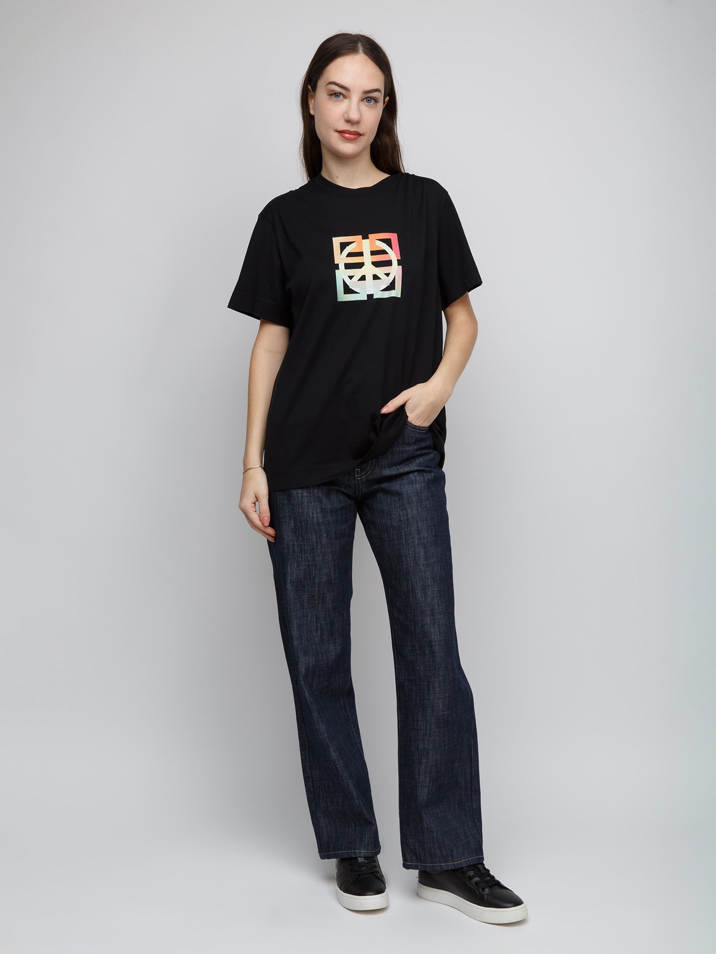 Givenchy Schwarzes Baumwoll-T-Shirt