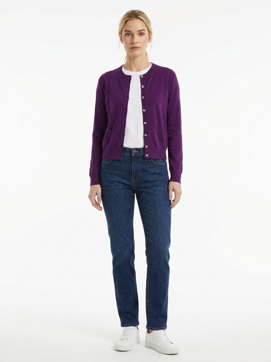 Dolce & Gabbana Mehrfarbige Kaschmir-Strickjacke