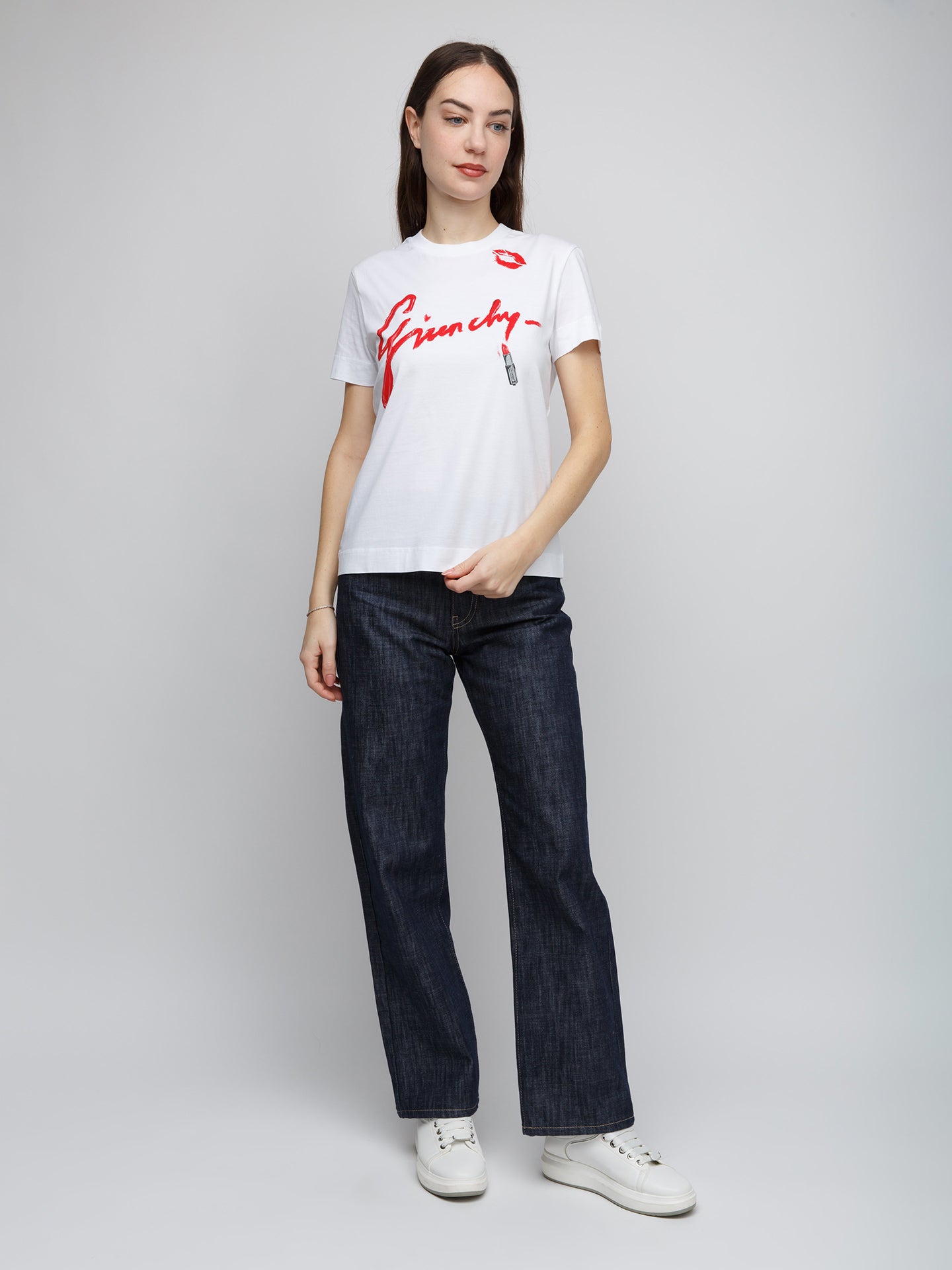 Givenchy Weißes Baumwoll-Kurzkleid