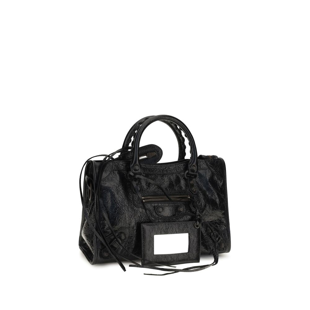 Balenciaga Handtasche aus schwarzem Lammleder (Ovis Aries)