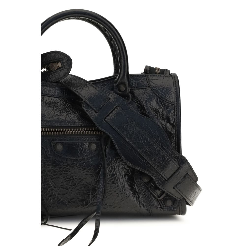 Balenciaga Handtasche aus schwarzem Lammleder (Ovis Aries)