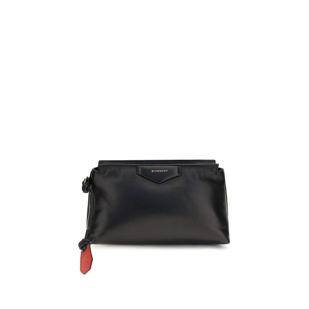 Givenchy Schwarzes Lamm Ovis Aries Portemonnaie