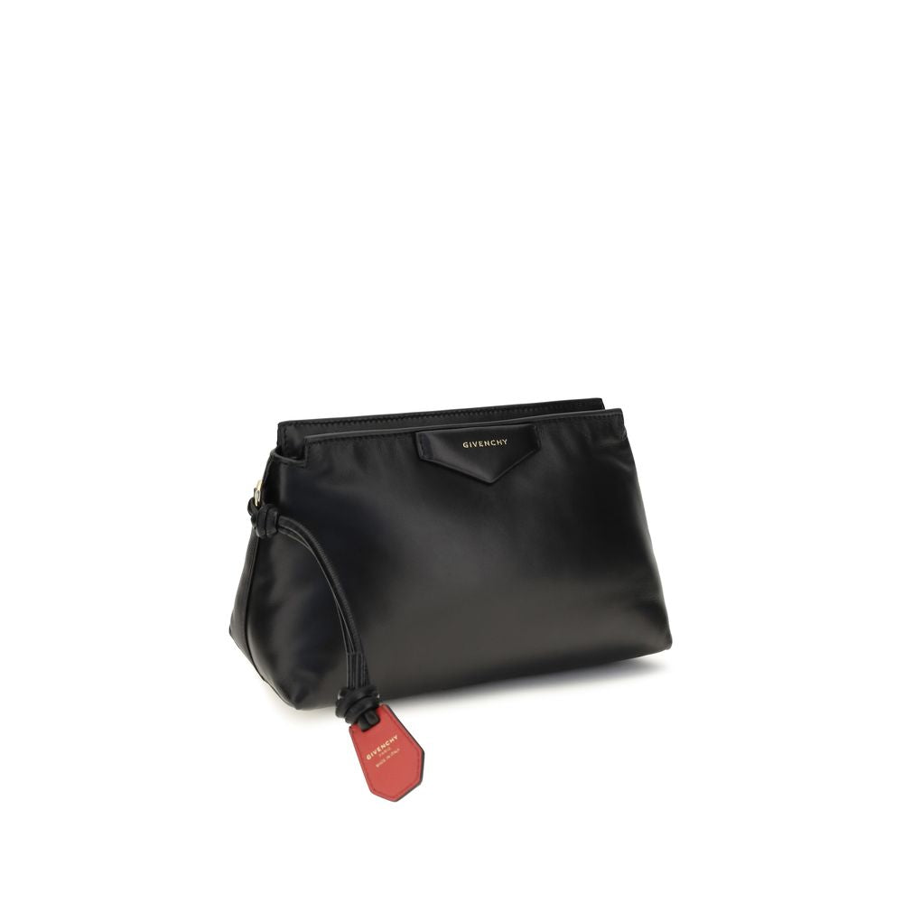 Givenchy Schwarzes Lamm Ovis Aries Portemonnaie