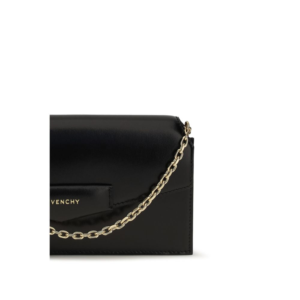 Givenchy Schwarzes Kalbsleder Bos Taurus Portemonnaie