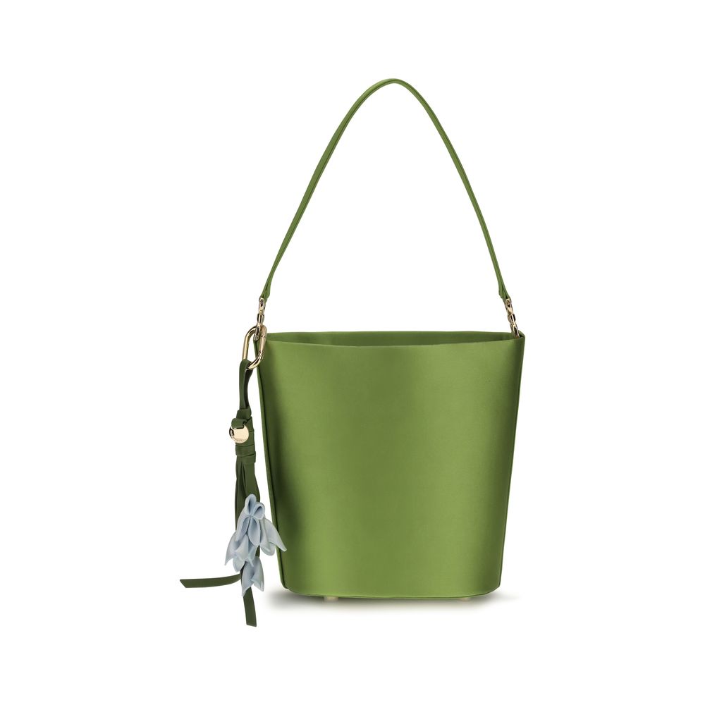 Self-Portrait Zweifarbige Polyester-Bucket Bag