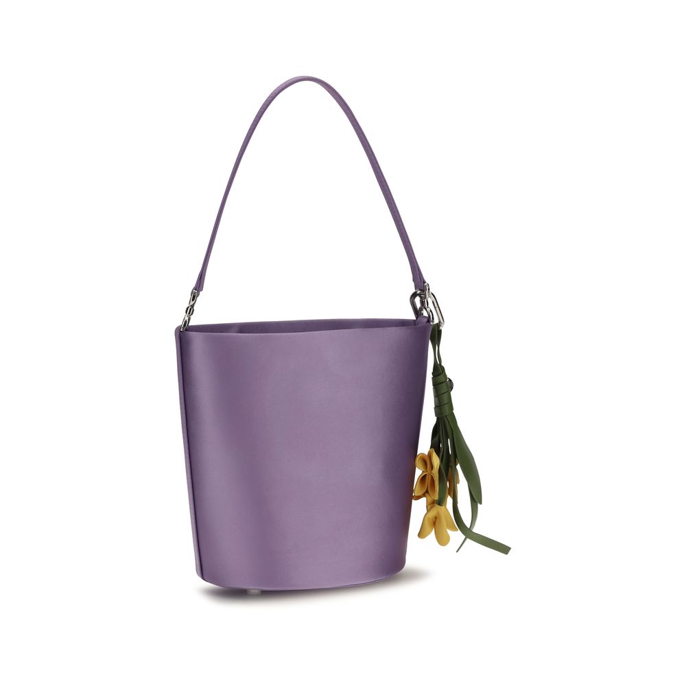Self-Portrait Violette Bucket Bag aus Polyester