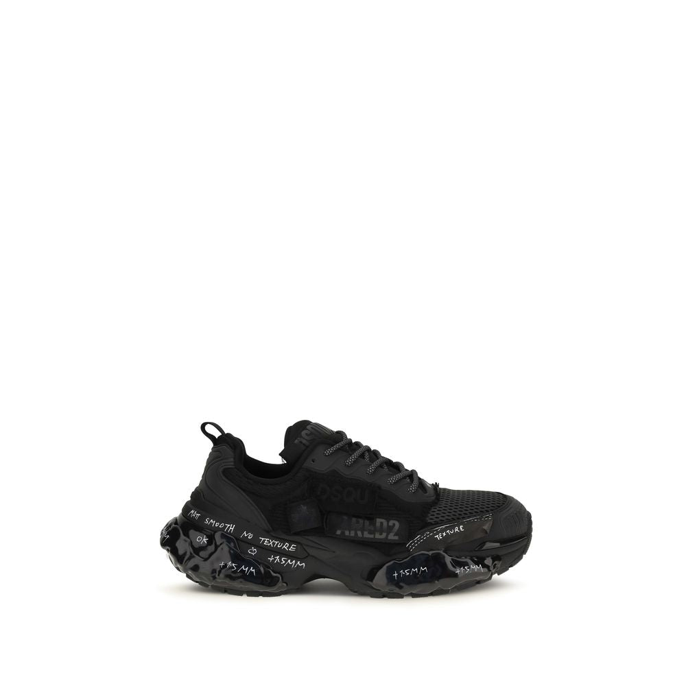 Dsquared² Schwarze Sneaker aus Polyester für sportliche Looks