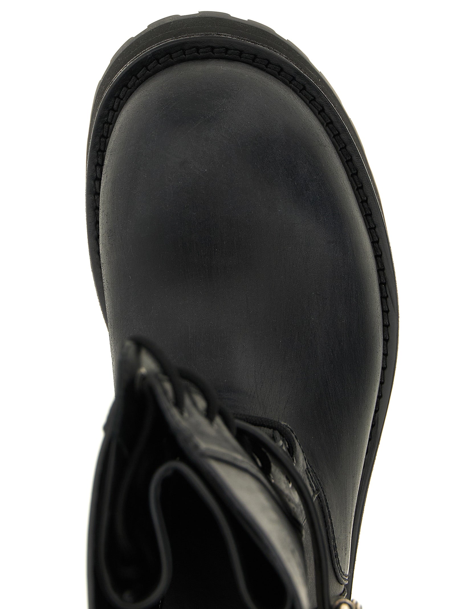 Balenciaga Schwarze Stiefeletten aus Kalbsleder