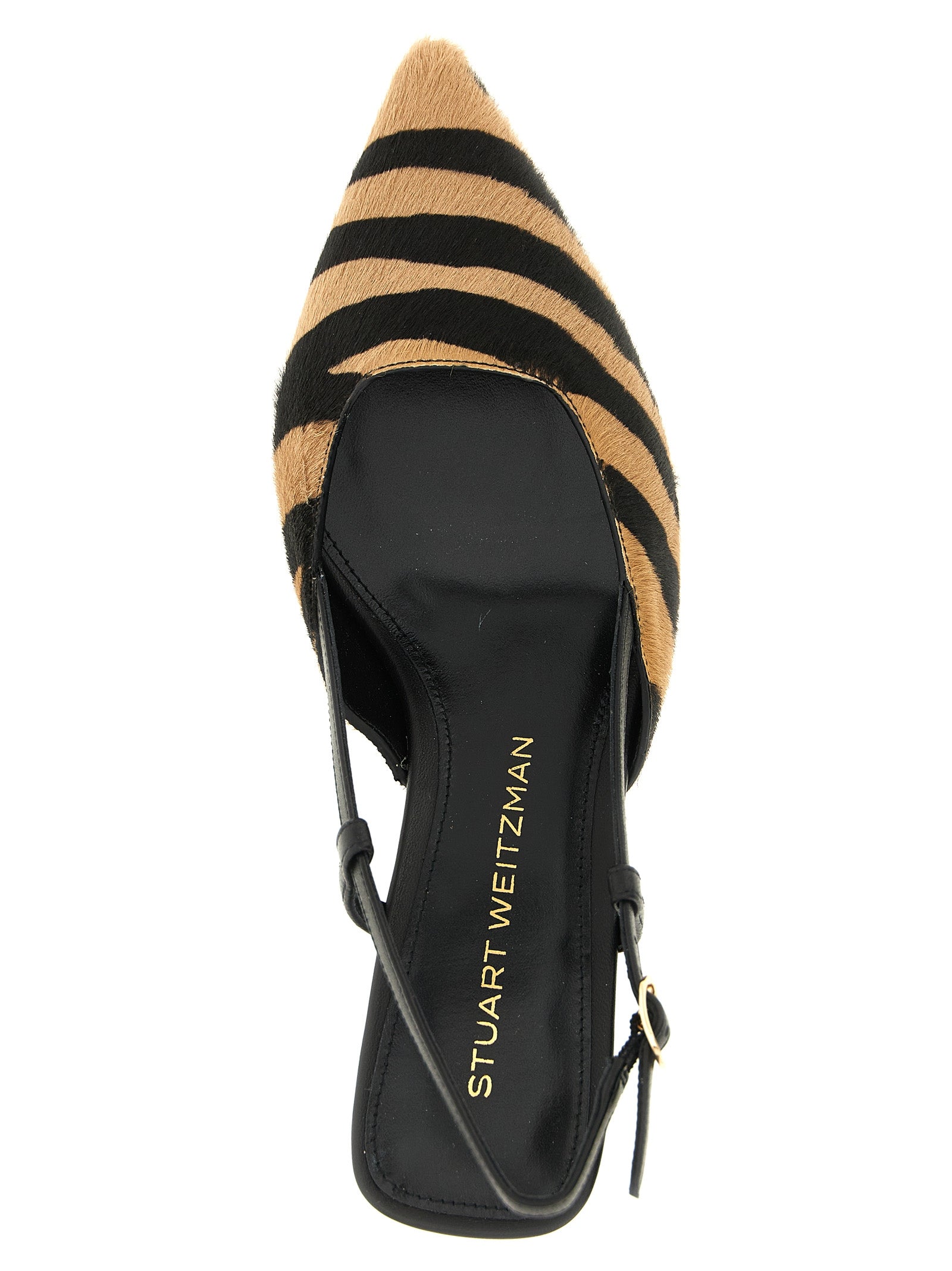 Stuart Weitzman Midi-Pumps aus mehrfarbigem Kalbsleder