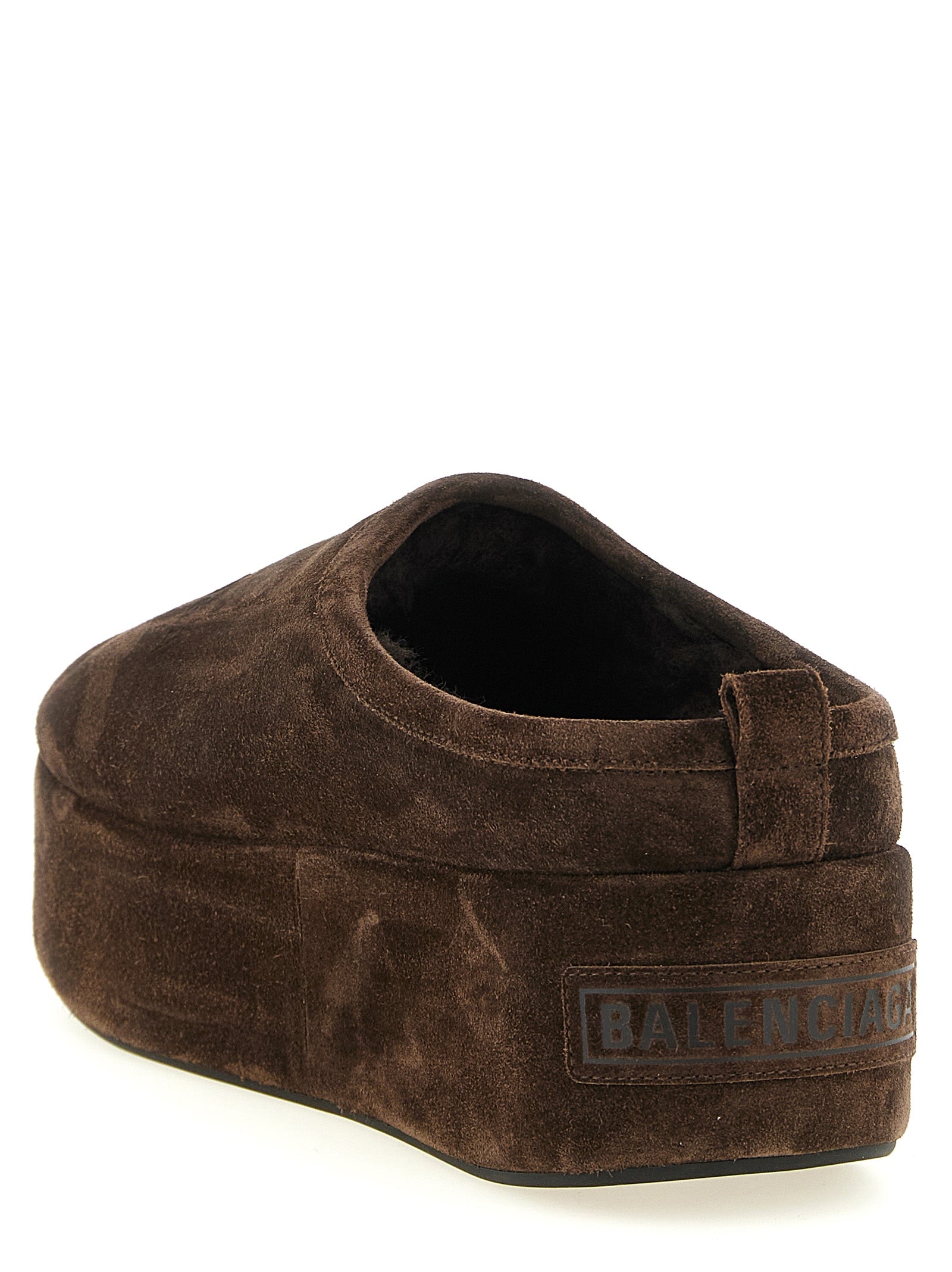 Balenciaga Braune Mules aus Kalbsleder