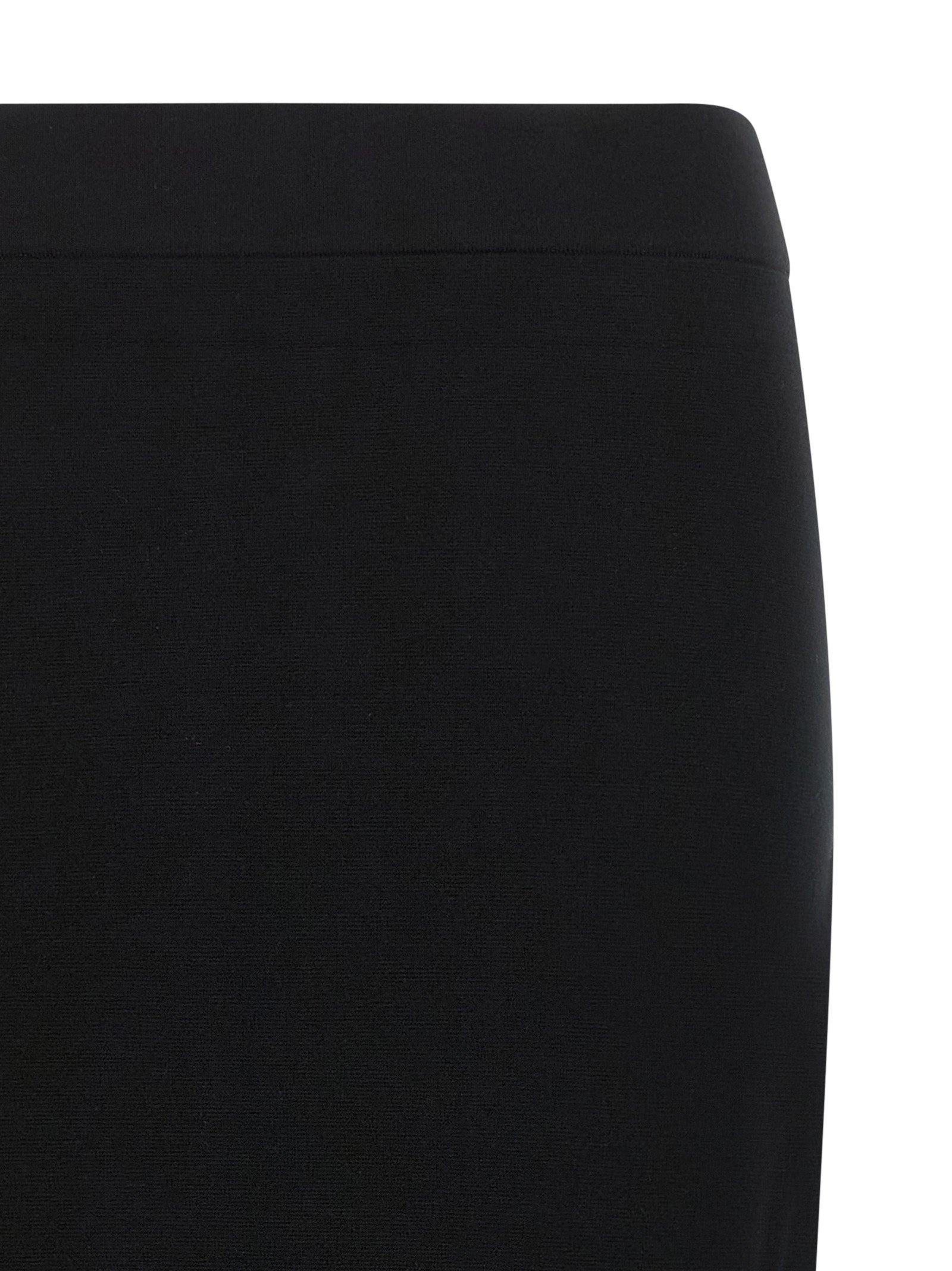 Max Mara Schwarzer Midi-Rock aus Viskose