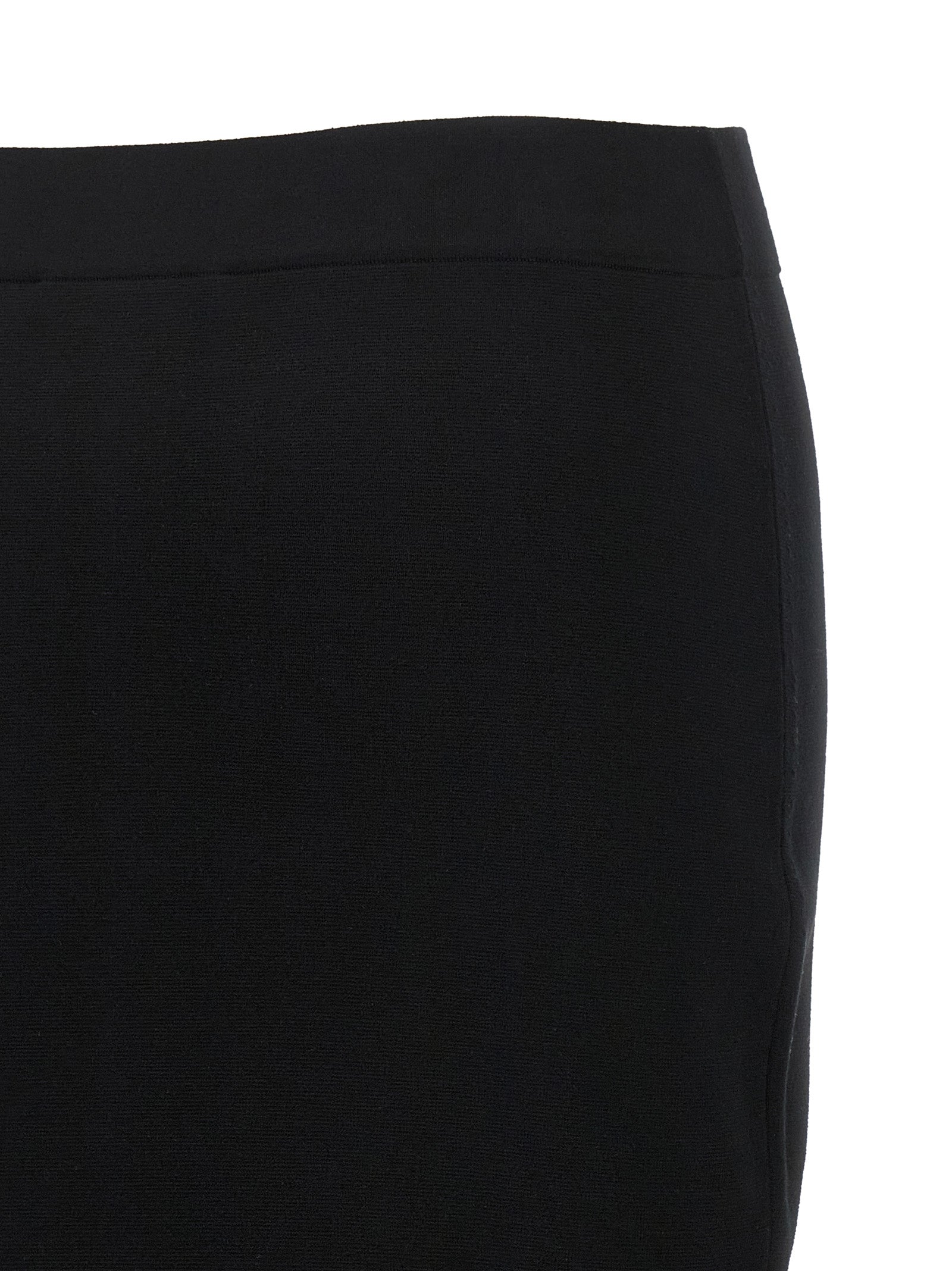 Max Mara Schwarzer Midi-Rock aus Viskose
