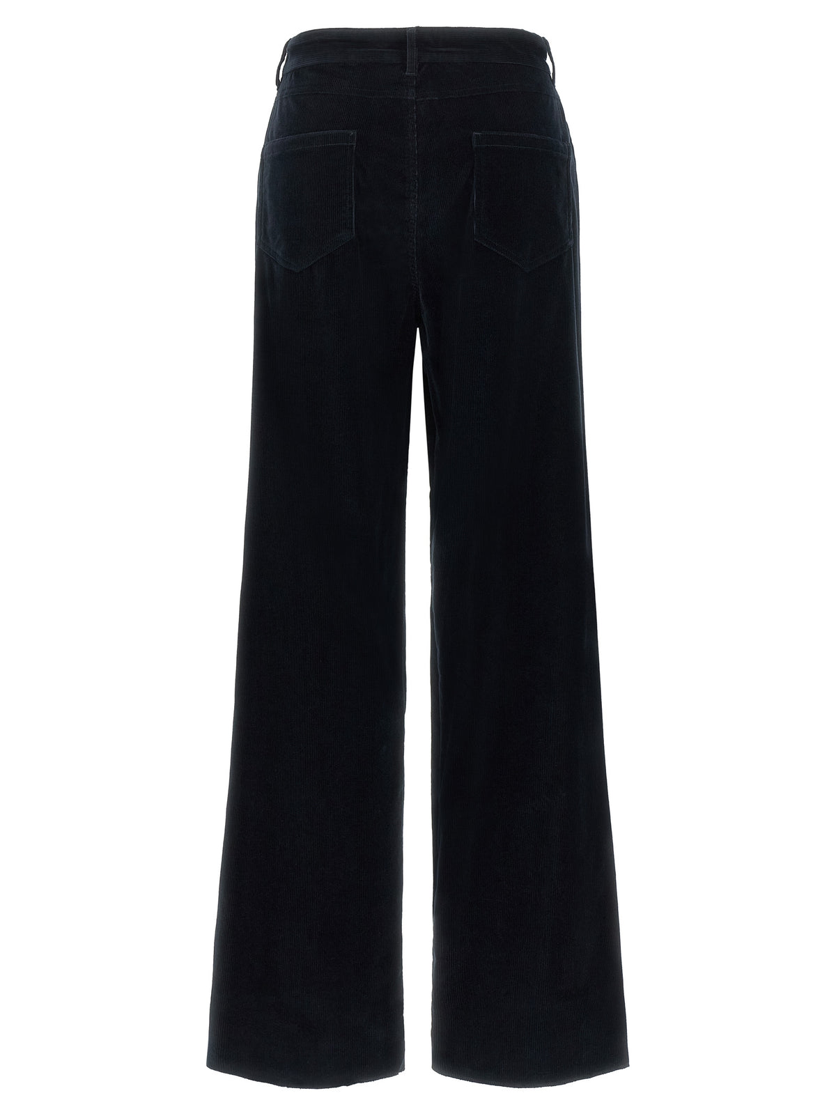 Max Mara Blaue Baumwoll-Freizeithose