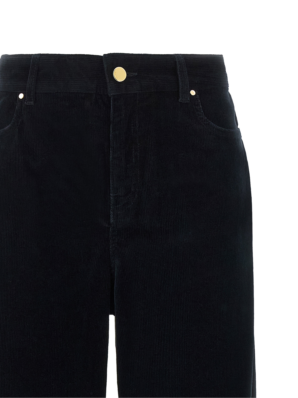 Max Mara Blaue Baumwoll-Freizeithose
