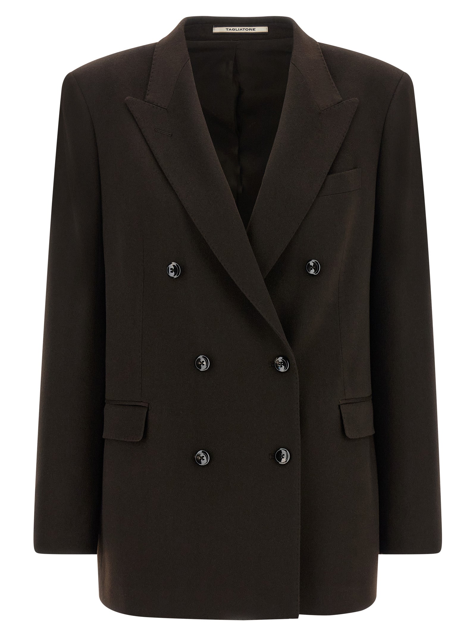 Tagliatore Brauner Kaschmir-Blazer