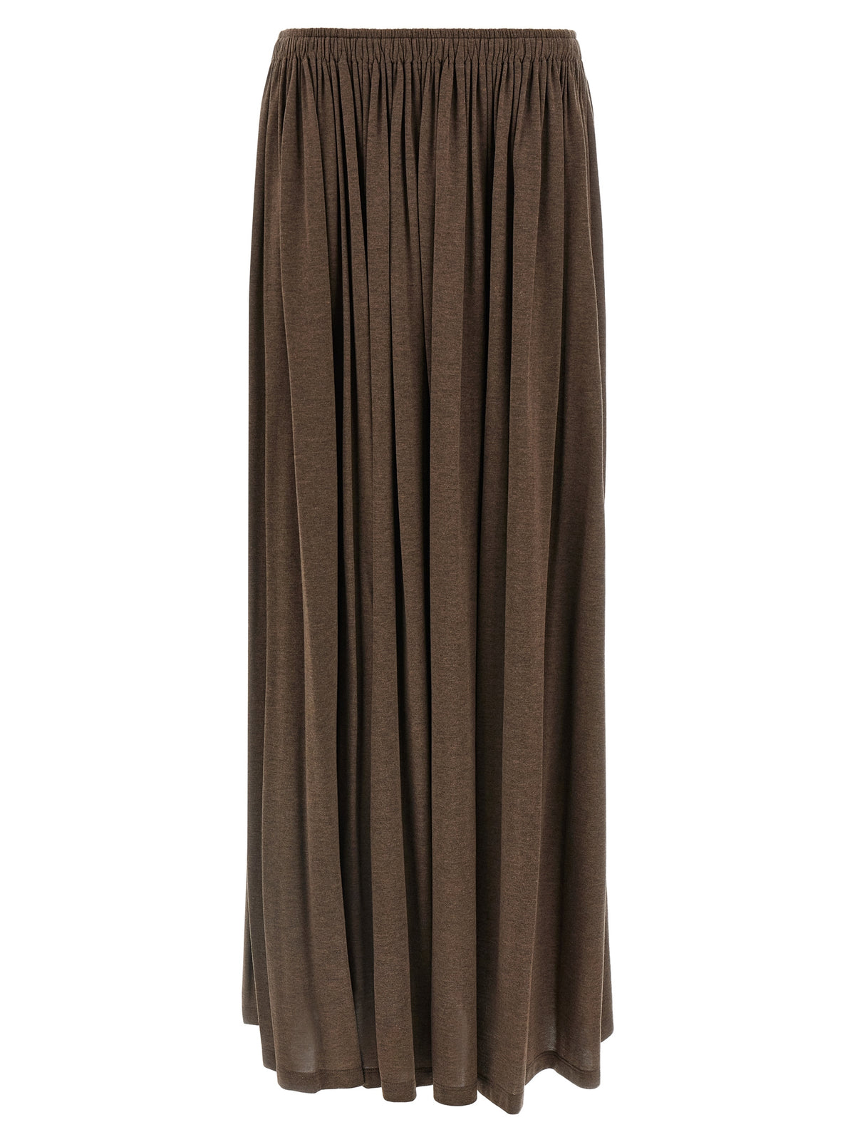 Max Mara Brauner Lyocell-Minirock