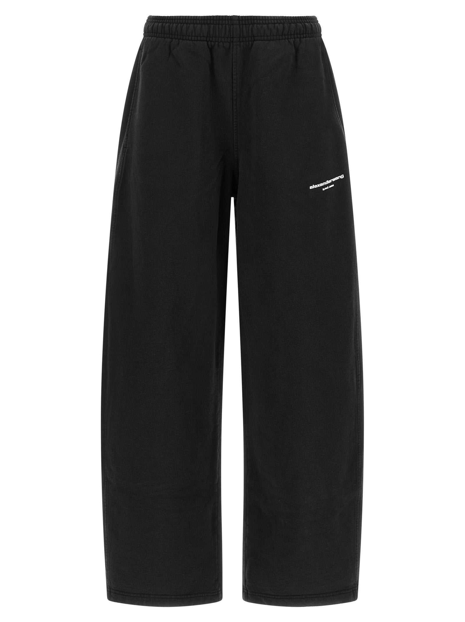 Alexander Wang Schwarze Baumwoll-Sporthose