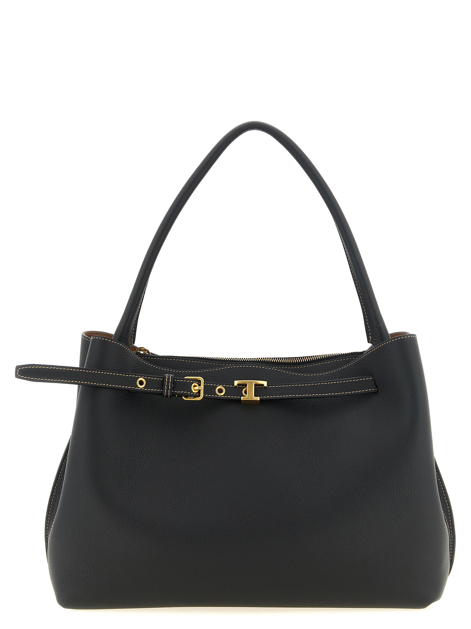 Tod's Schwarze Kalbsleder-Handtasche