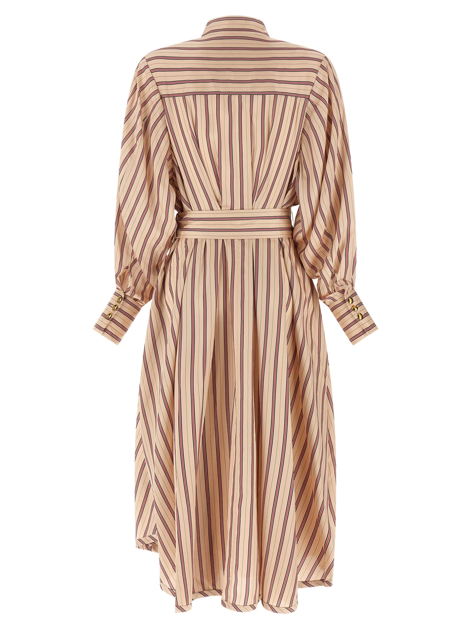 Zimmermann Rotes Viskose-Midikleid