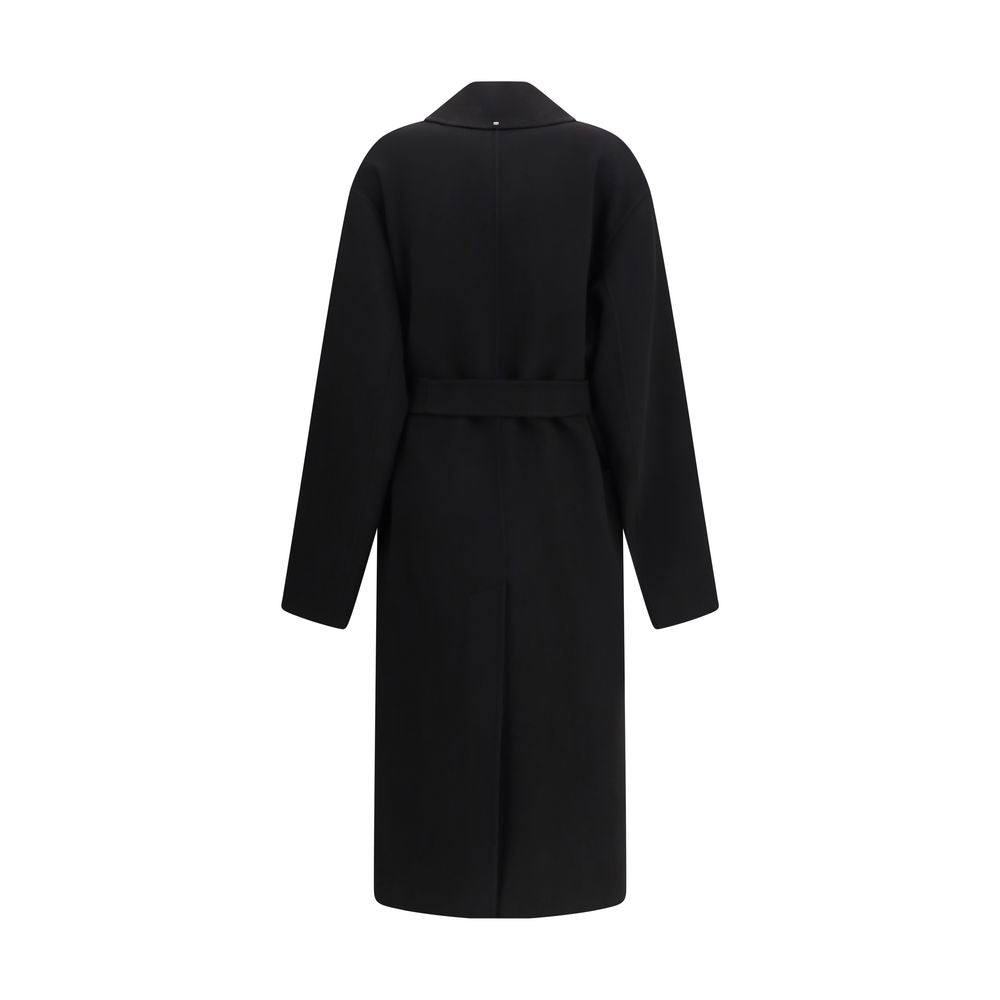 Max Mara Schwarzer Wollmantel