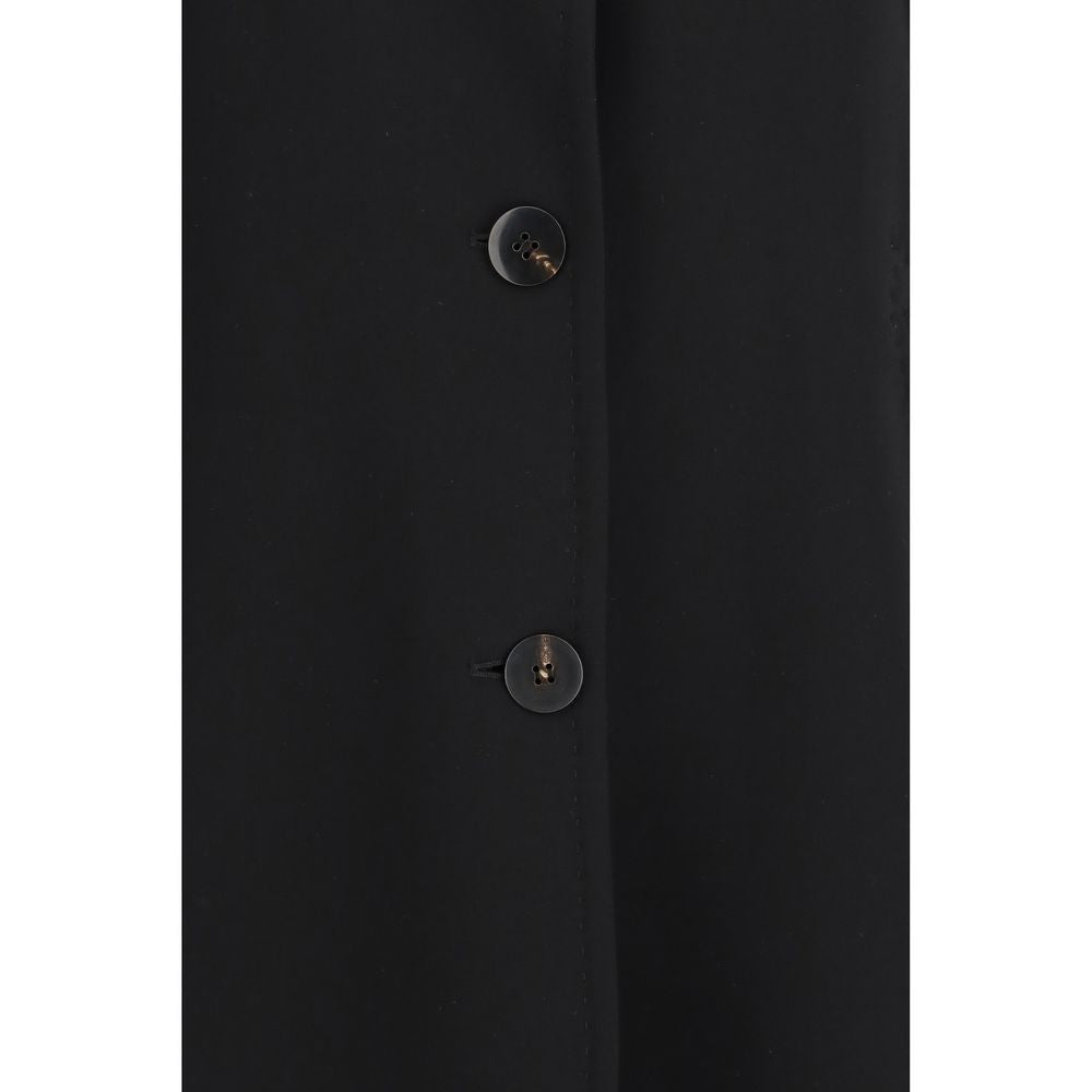 Max Mara Schwarzer Triacetat-Mantel
