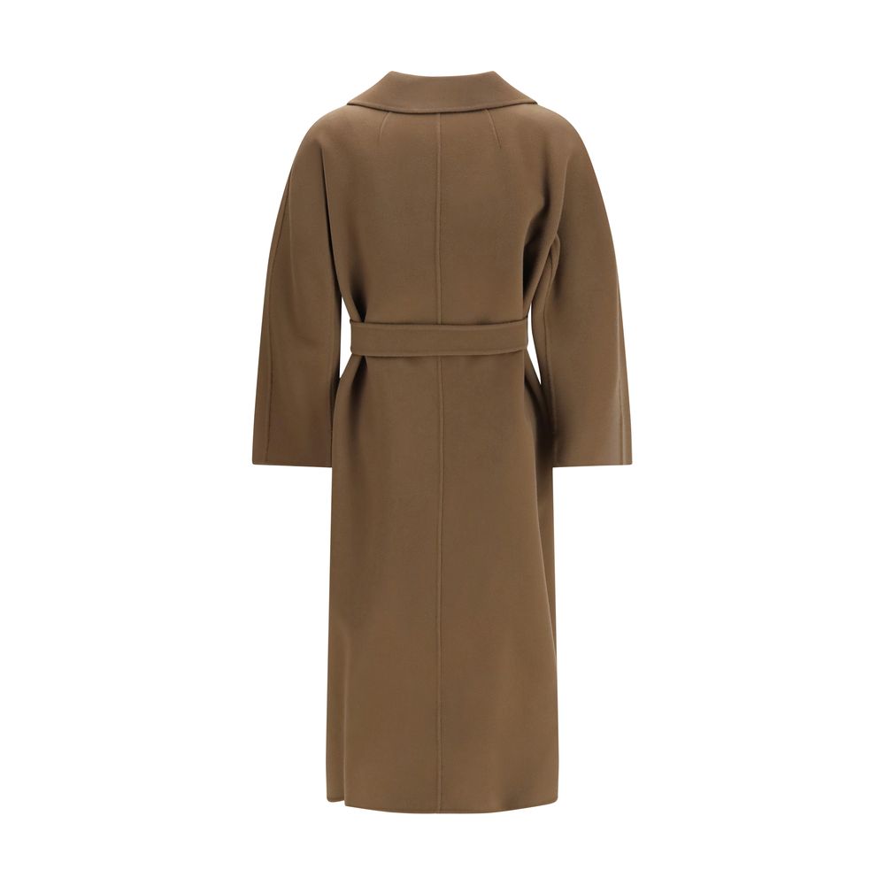 'S Max Mara Brauner Wollmantel Oves Aries