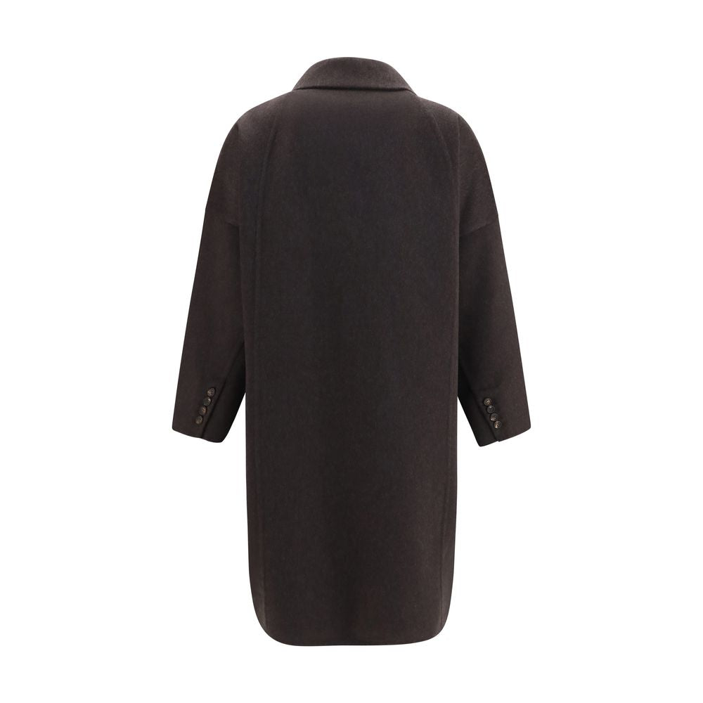 Brunello Cucinelli Brauner Kaschmir-Mantel