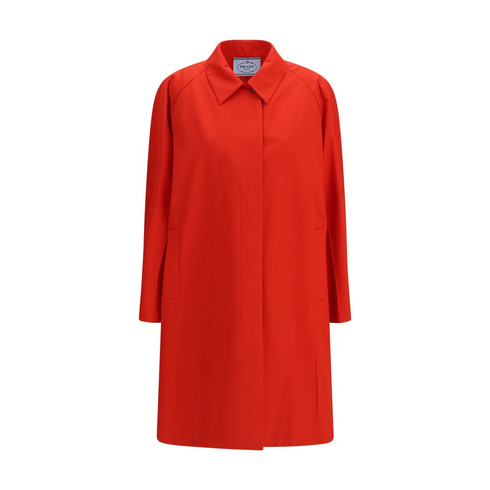 Prada Mehrfarbiger Polyester-Mantel