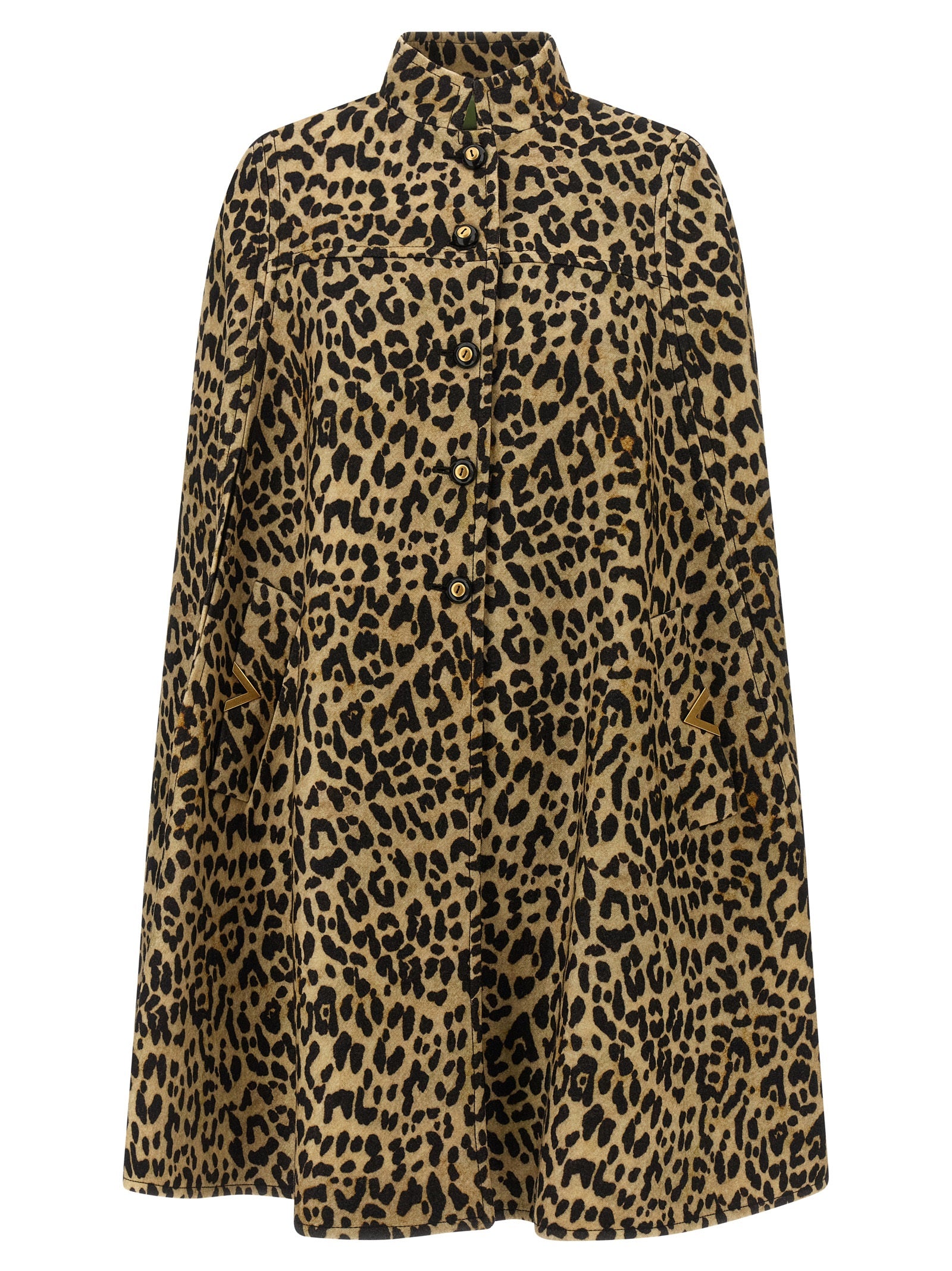 Valentino Garavani Brauner Wollmantel