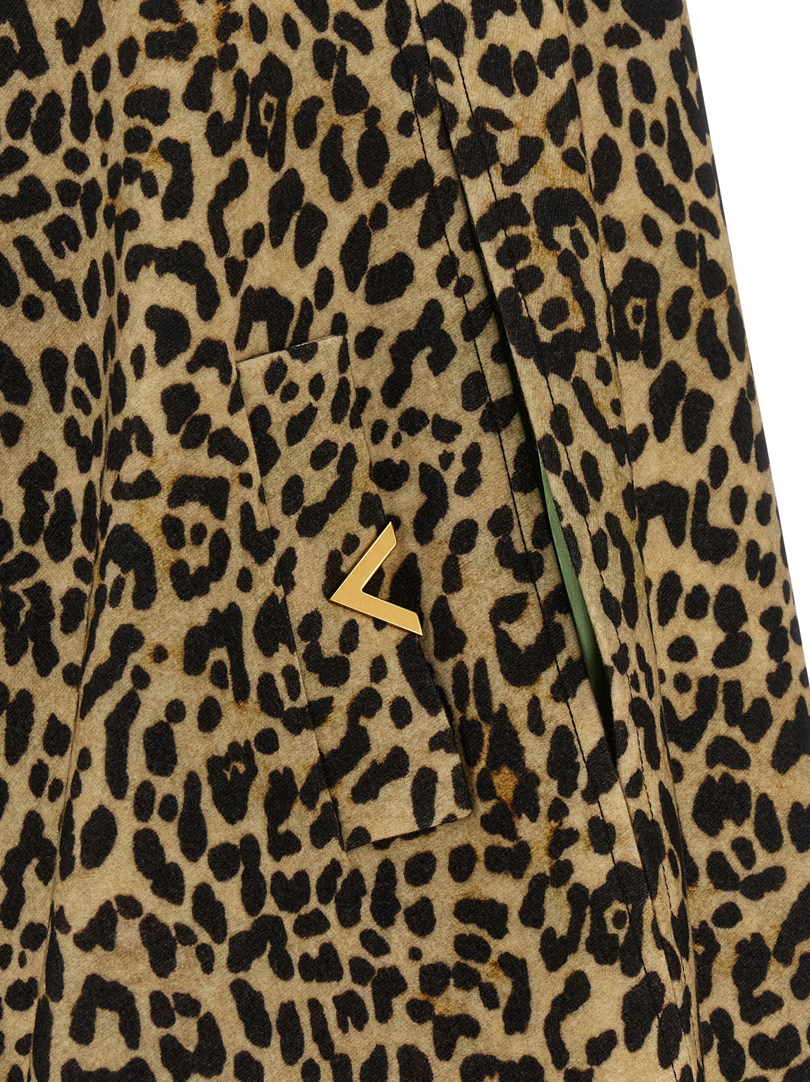 Valentino Garavani Brauner Wollmantel